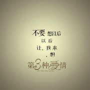 第三種愛情經典句子|語錄