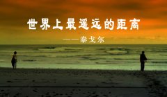 泰戈爾經典唯美句子 泰戈爾經典唯美句子