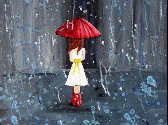 適合下雨天發的說說