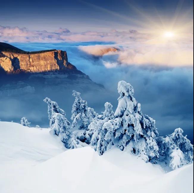 雪景發朋友圈配一句話